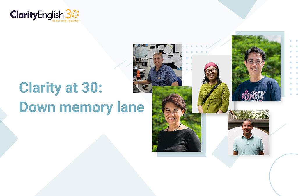 Clarity at 30: Down memory lane
