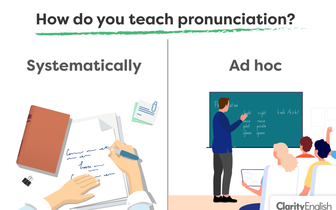 Three practical ideas for teaching pronunciation