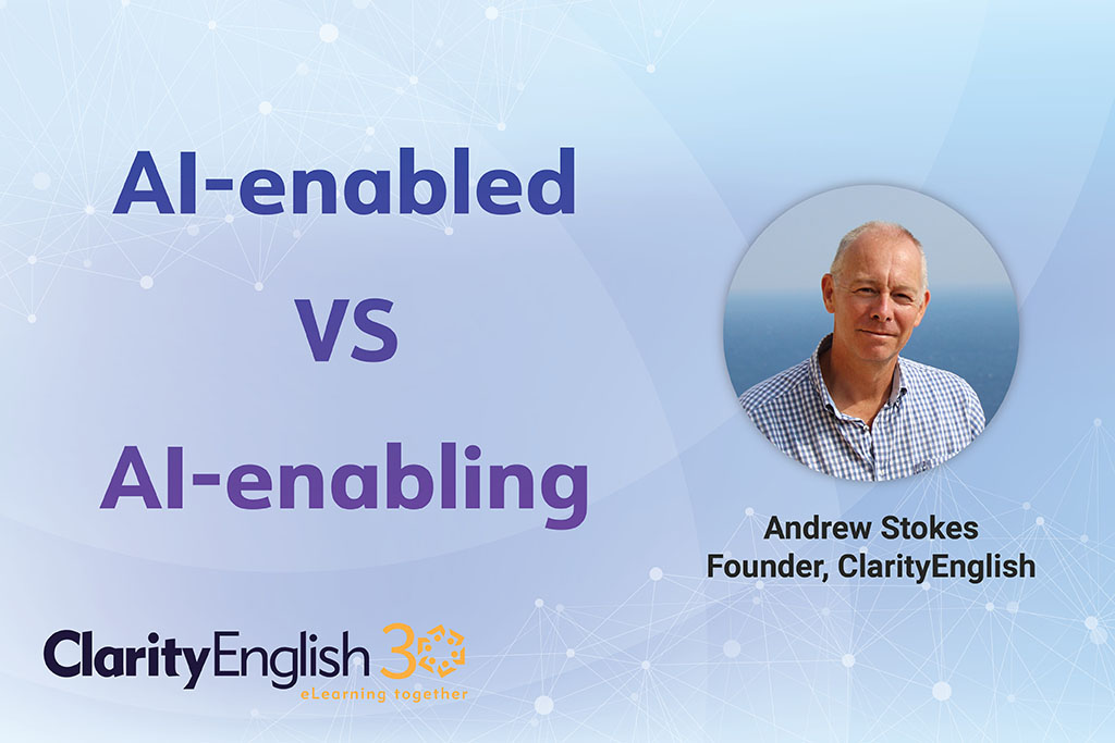 AI-enabled vs AI-enabling AI-enabled vs AI-enabling